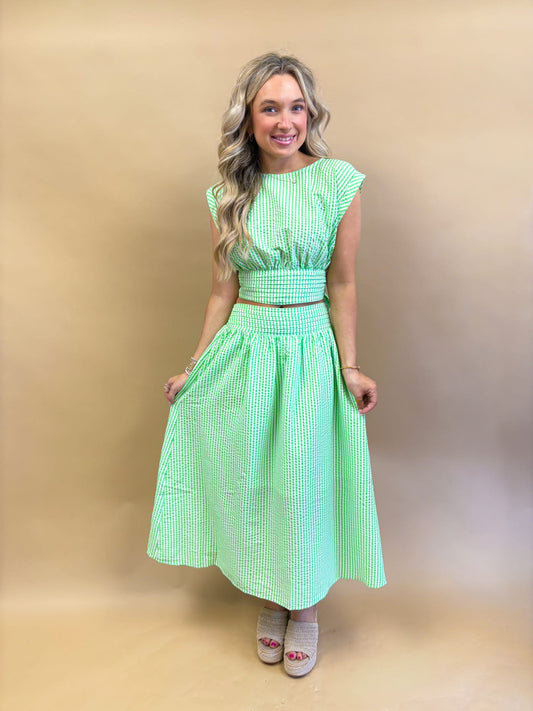Verde Stripe Set