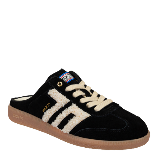 EASTER in BLACK Backless Sneakers