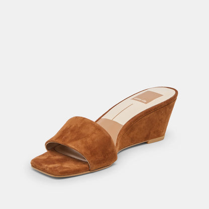 Qaily Brown Suede