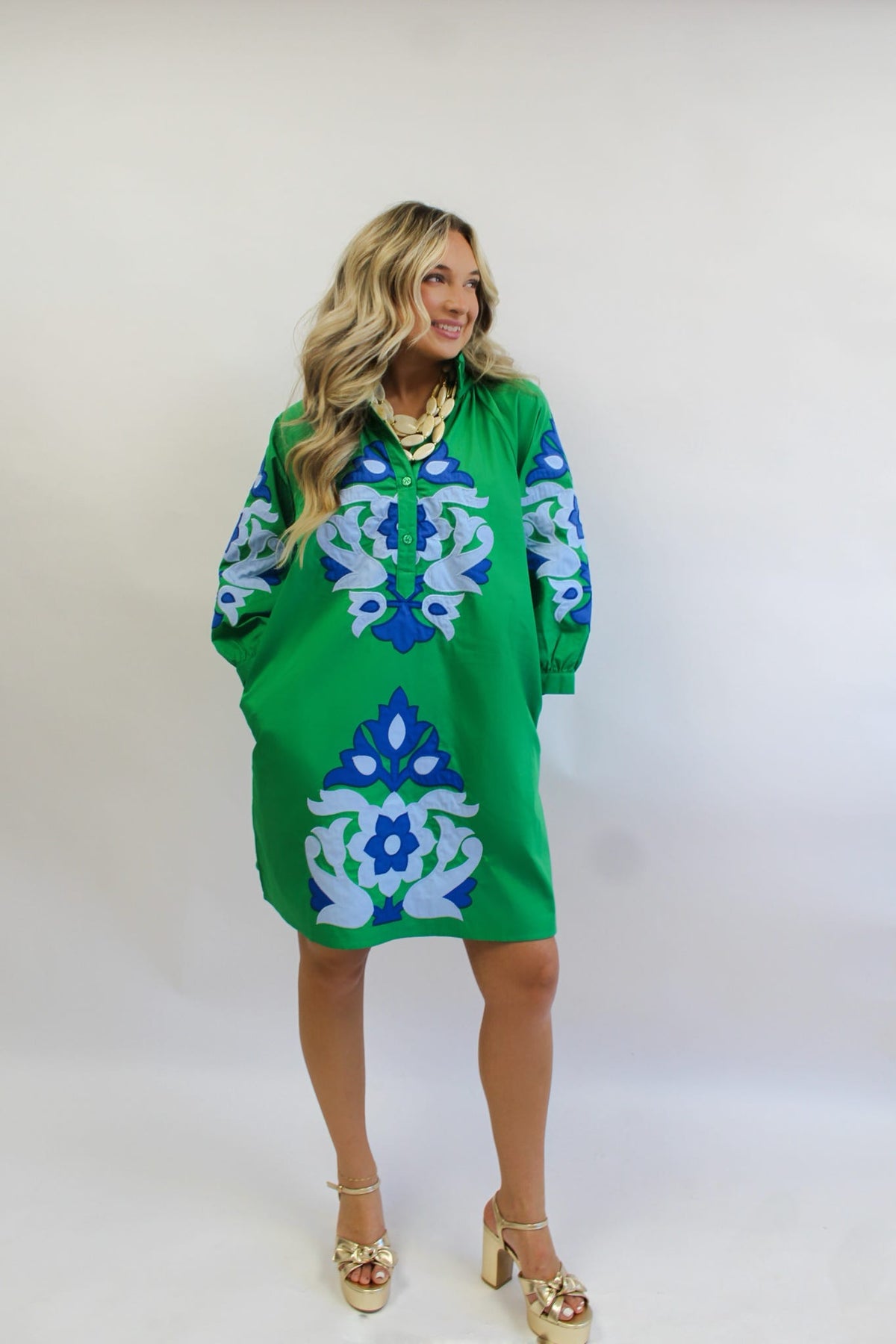 Kingly Kelly Green Dress