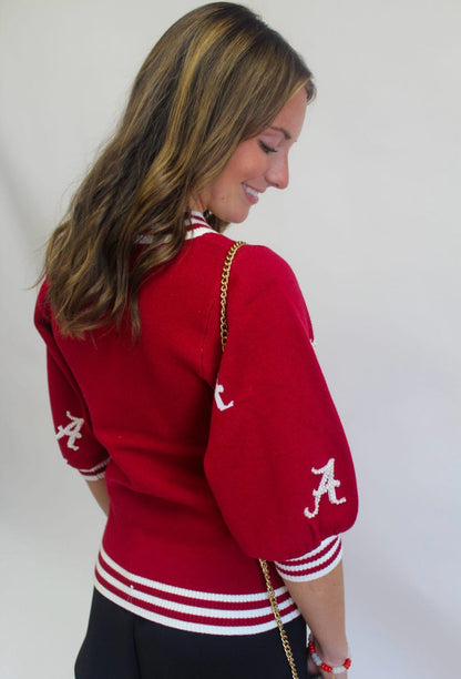 Alabama Small Logos Faith Sweater