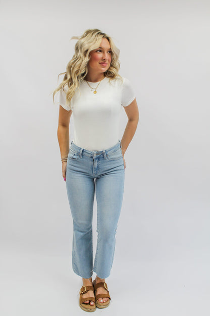 Cropped Flare Jeans