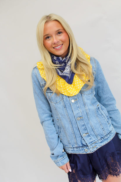 Asst Ruffled Bandana Scarf
