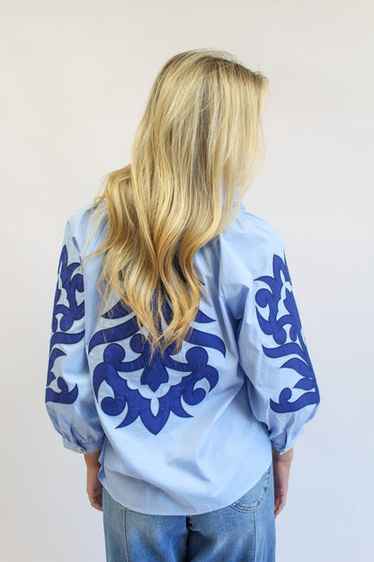 Summer Blues Top