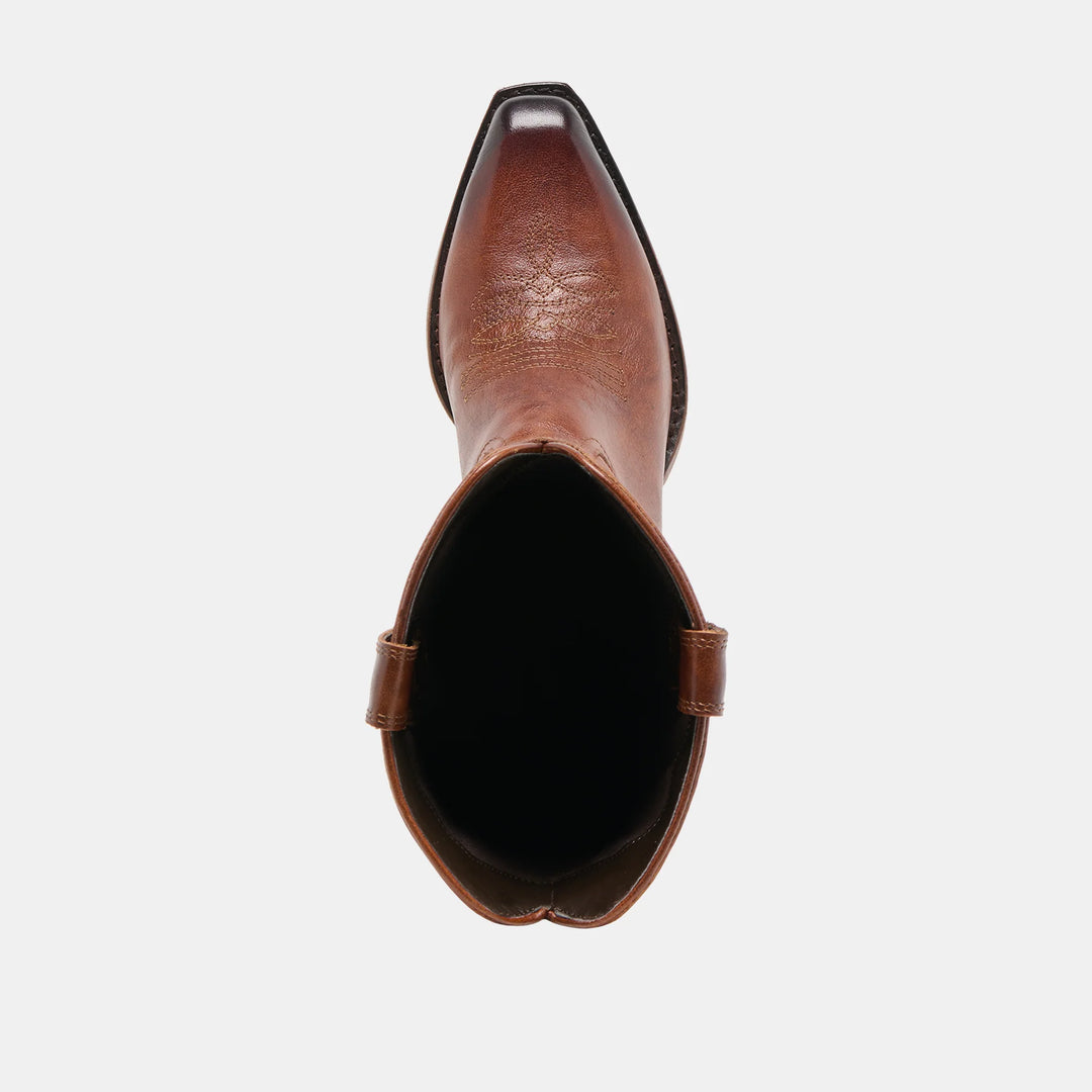 Vigla Chestnut Leather Boots