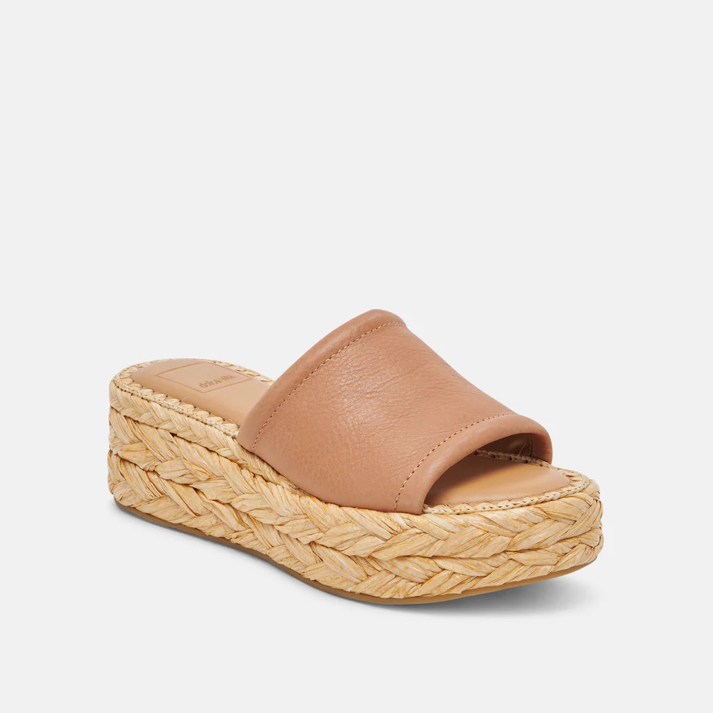 Chavi Sandals - Honey Leather