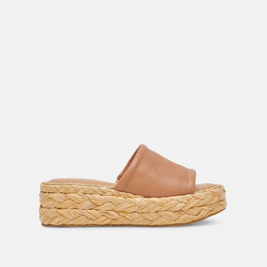 Chavi Sandals - Honey Leather