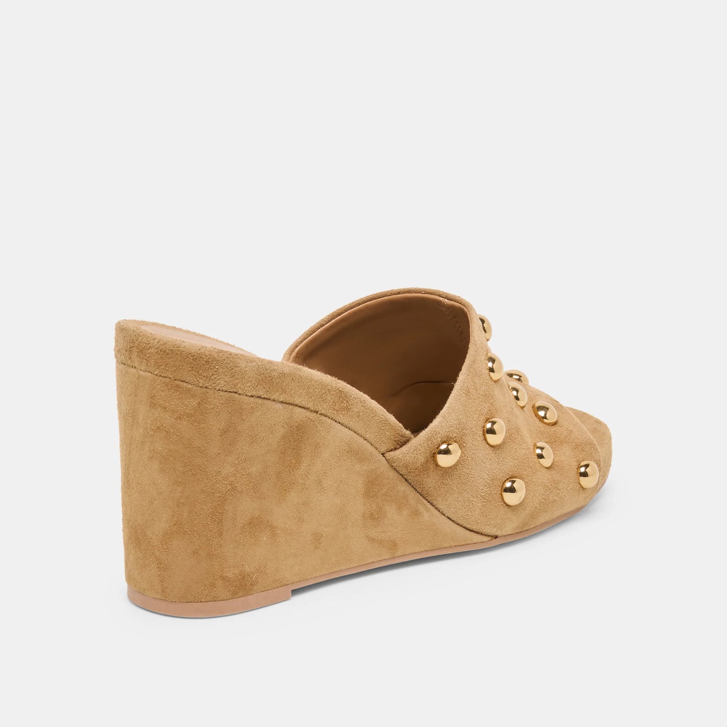 Holta Stud - Light Brown Suede