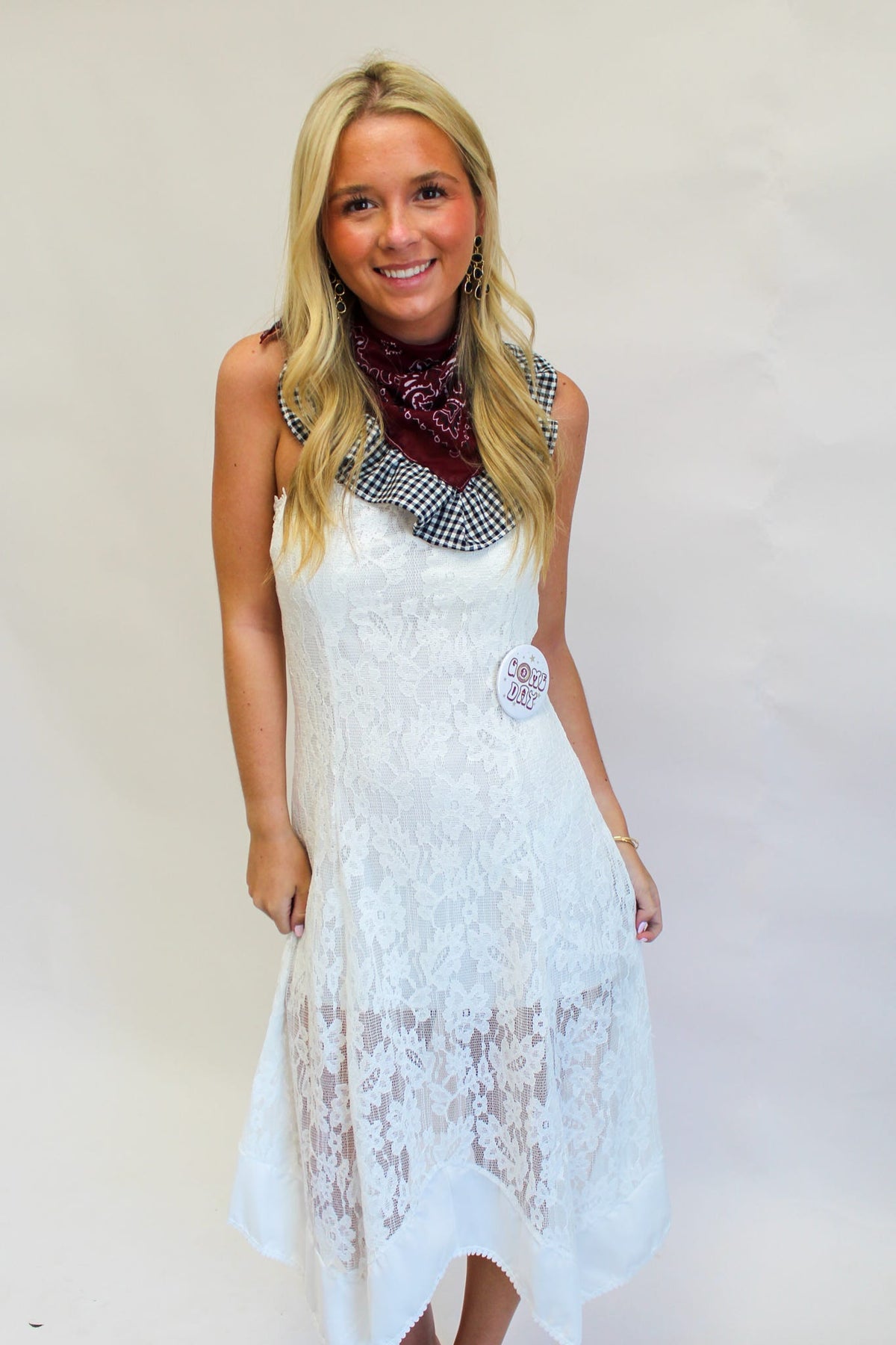 Asst Ruffled Bandana Scarf