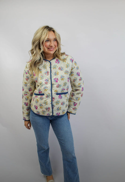 Willow Floral Quilted Jacket