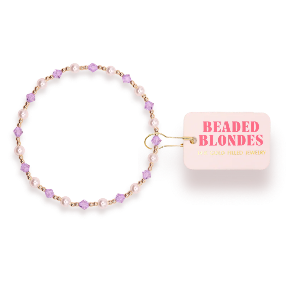 Light Purple Pearl June Bracelet Standard