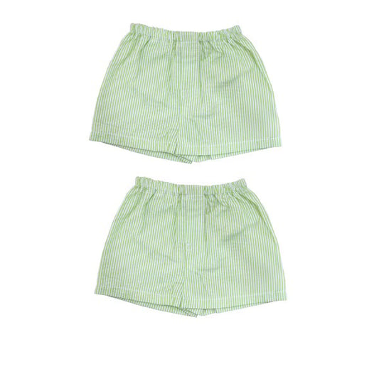 Lime Seersucker Boxers 3T