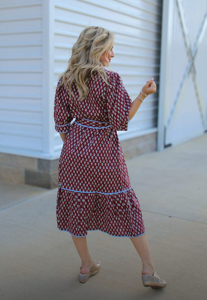 Lilibet Puff Sleeve Mini Dress