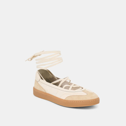 Nyomie Sneakers - Ivory Multi Leather