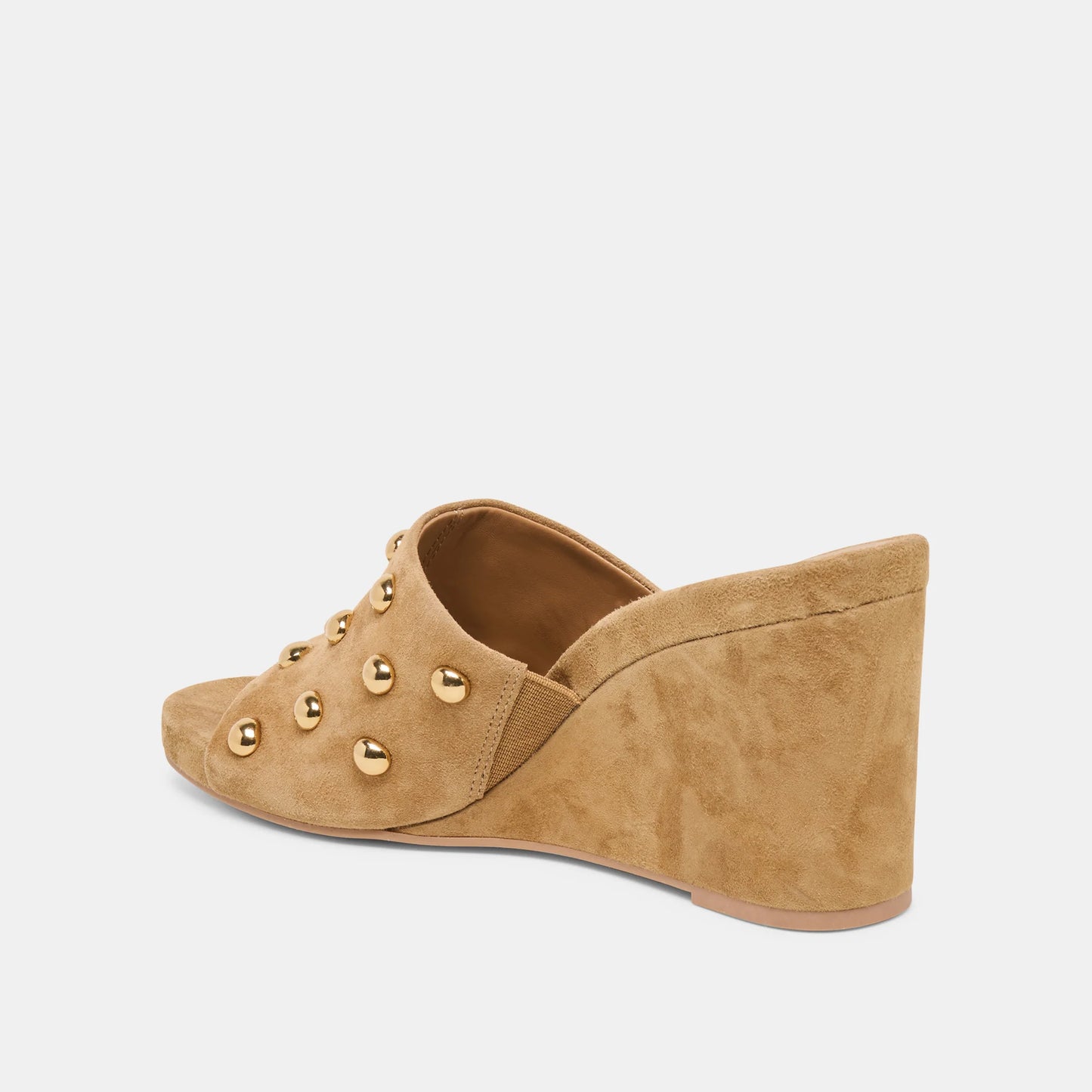Holta Stud - Light Brown Suede