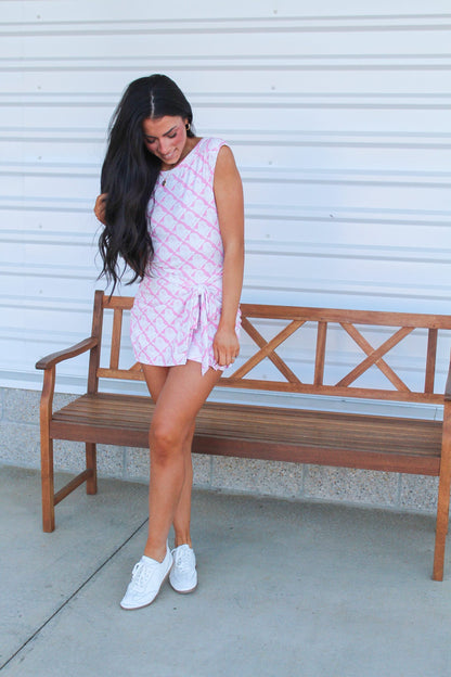 Sugar Blossom Tie Romper
