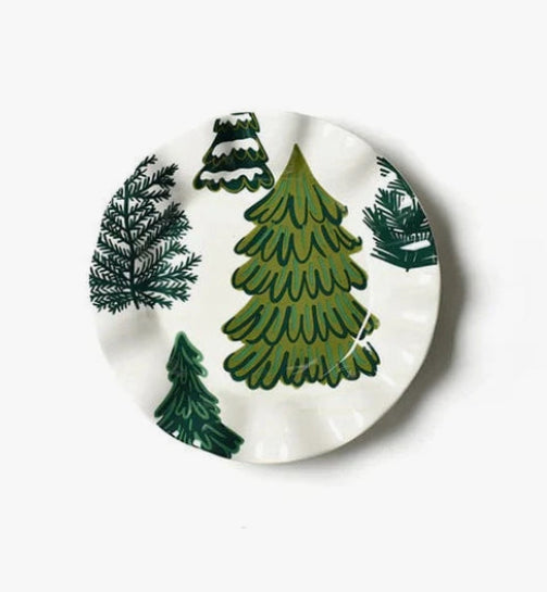 Fir Forest Ruffle Salad Plate