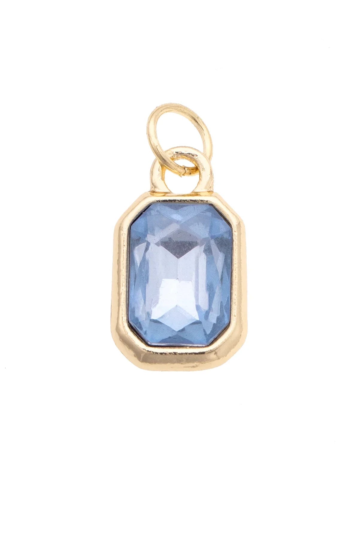 Emerald Cut Rhinestone Charms