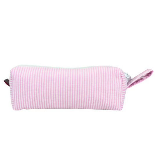Pink Seersucker Mini Baguette