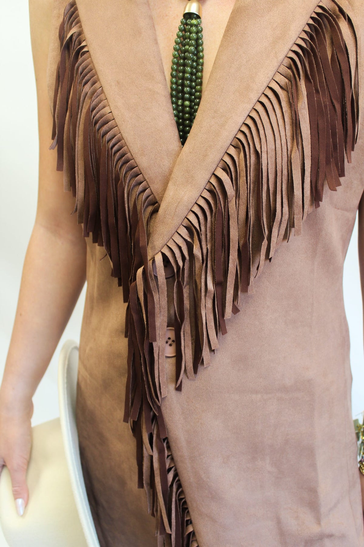 Cinnamon Swing Sleeveless Vest