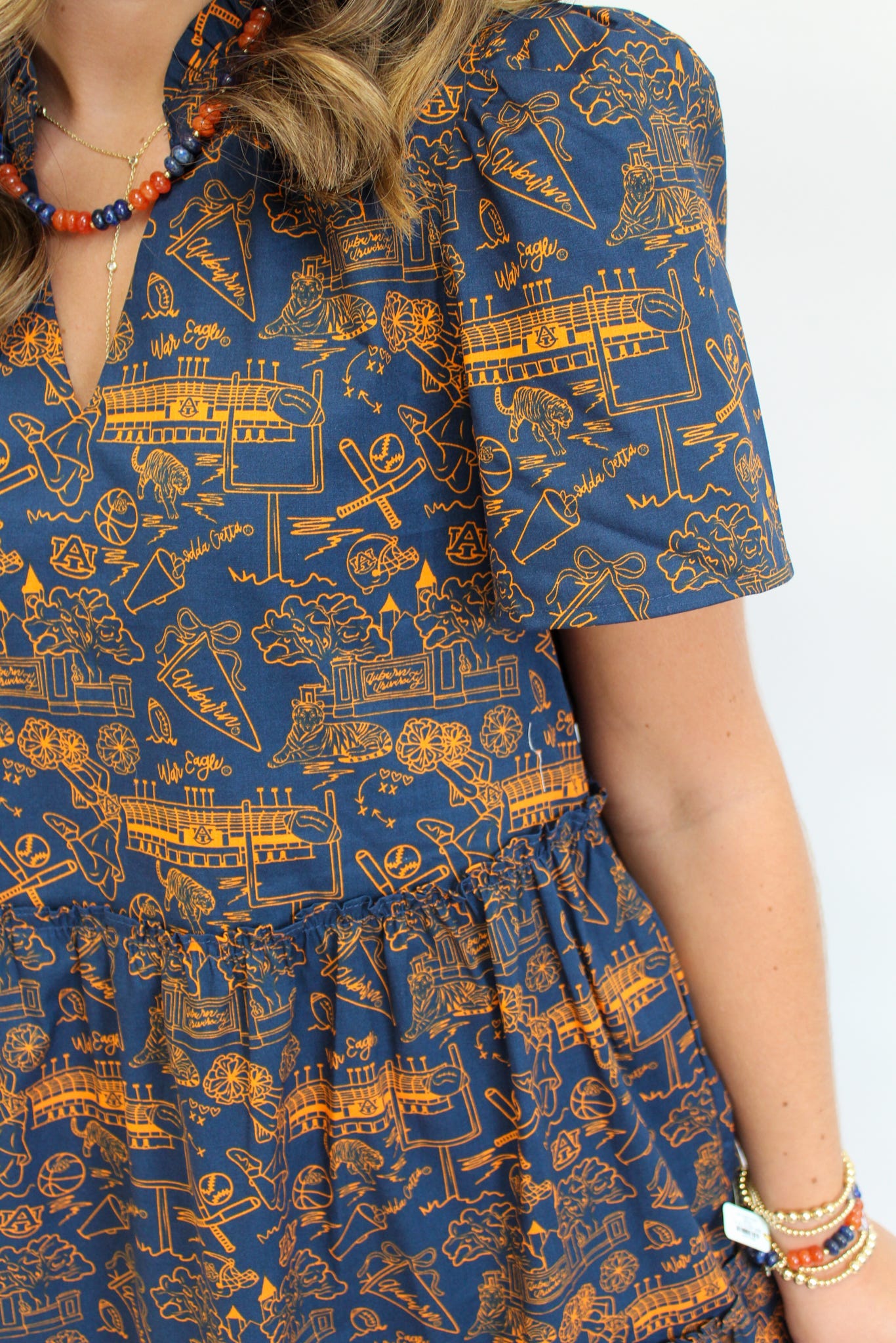 Team Toile Navy Ivy Mini Dress