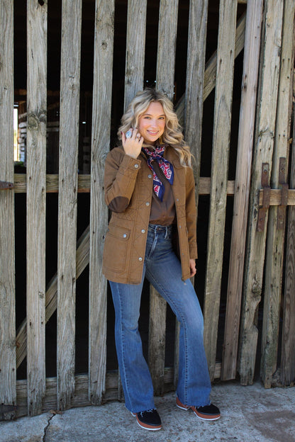 Hayes Safari Jacket- Tan