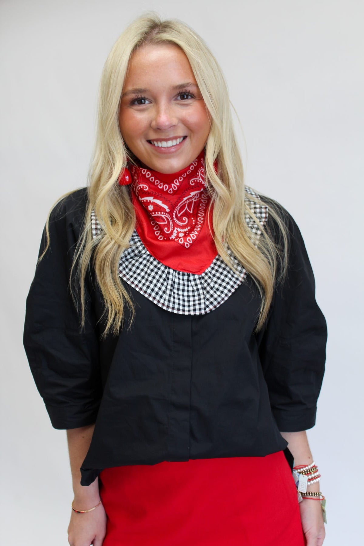 Asst Ruffled Bandana Scarf