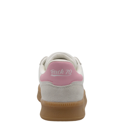 Double in Cow White Pink Back 70 Sneakers