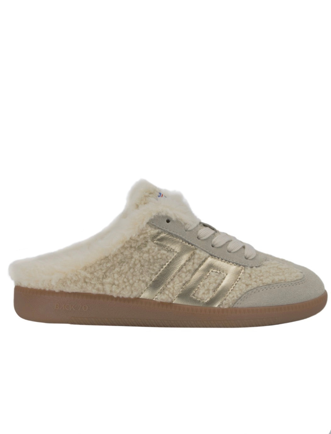Easter FL in Butter Gold Back 70 Backless Sneakers