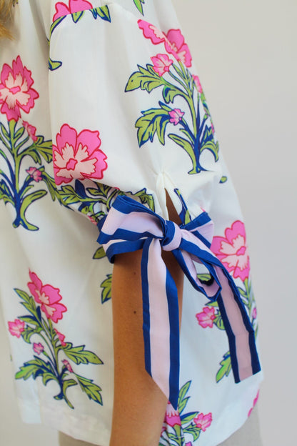 The Garden Society Floral Top
