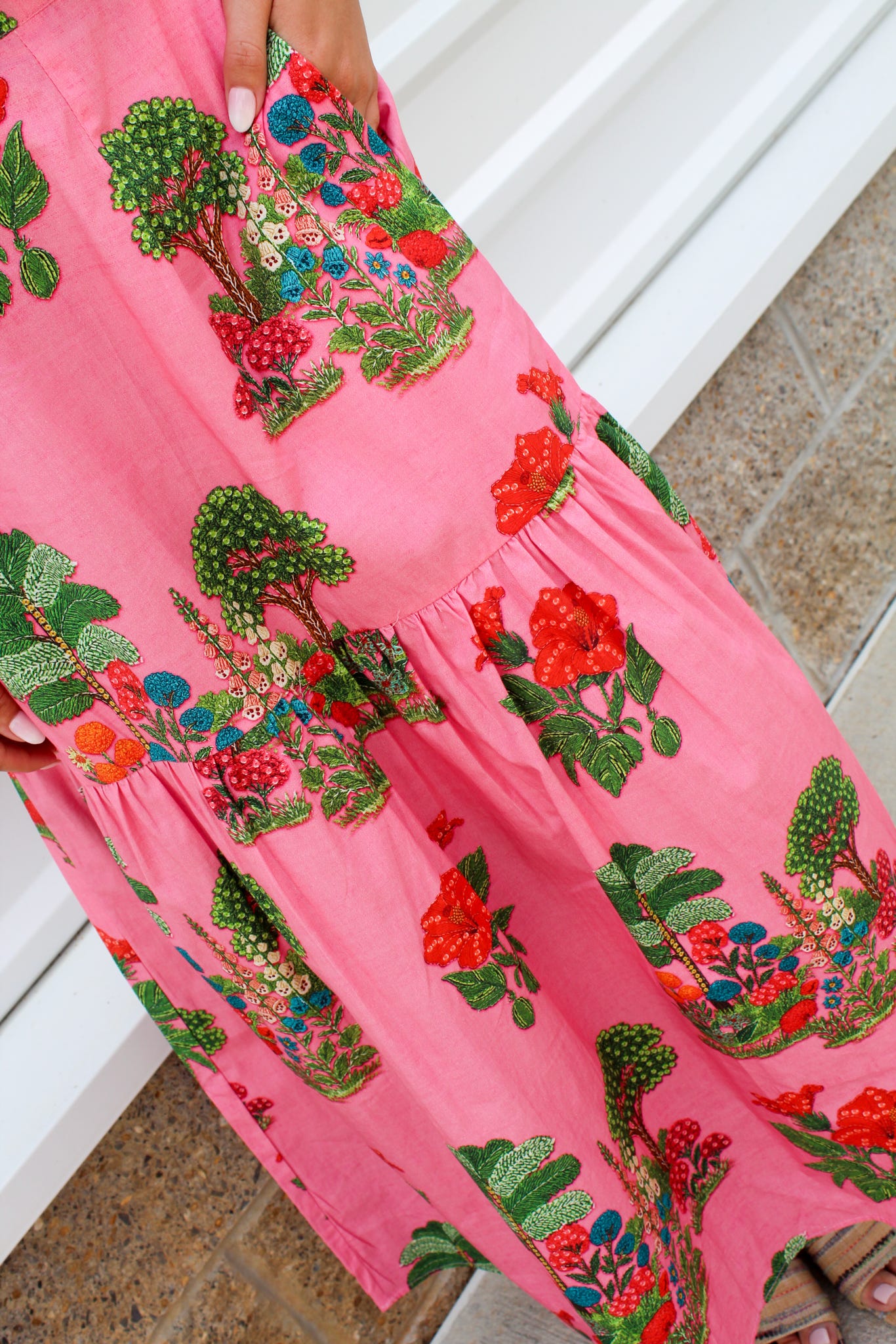 Pink Isles Maxi Skirt