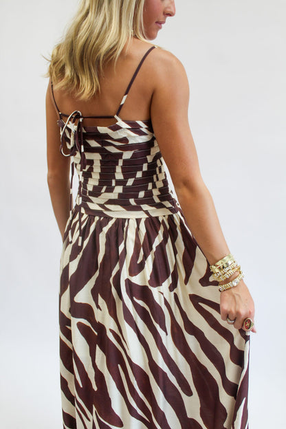 Mocha Mirage Maxi Dress