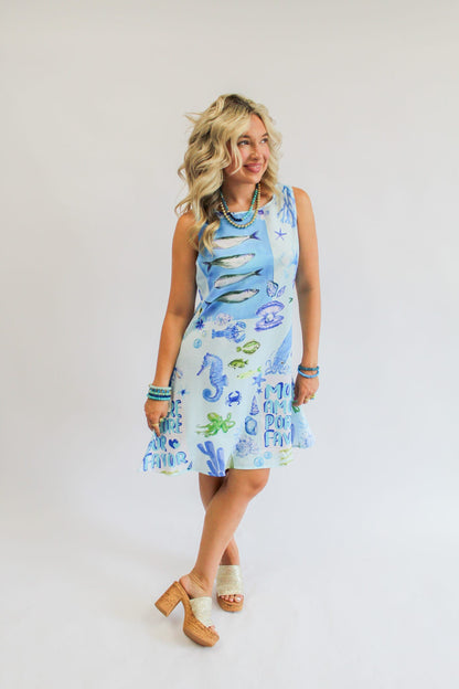 Coastal Breeze Mini Dress