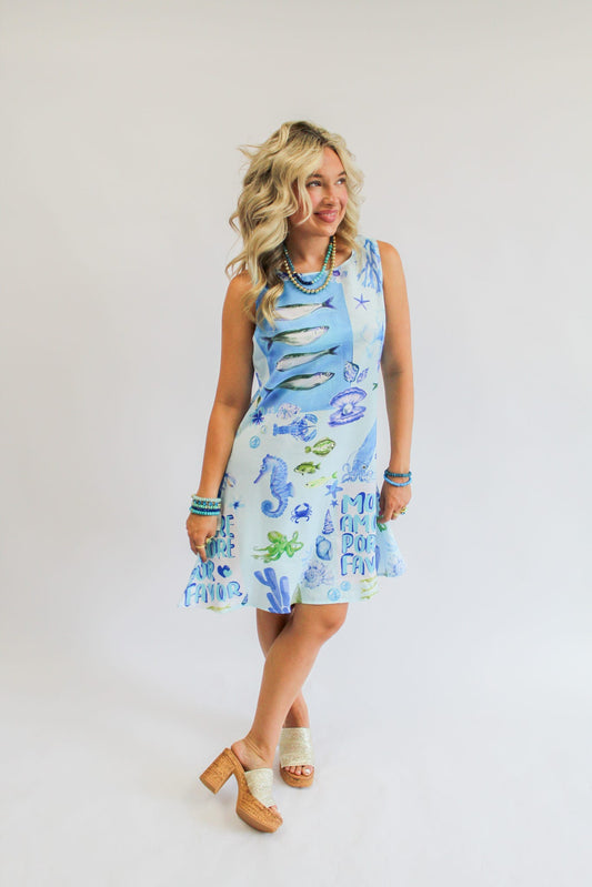 Coastal Breeze Mini Dress