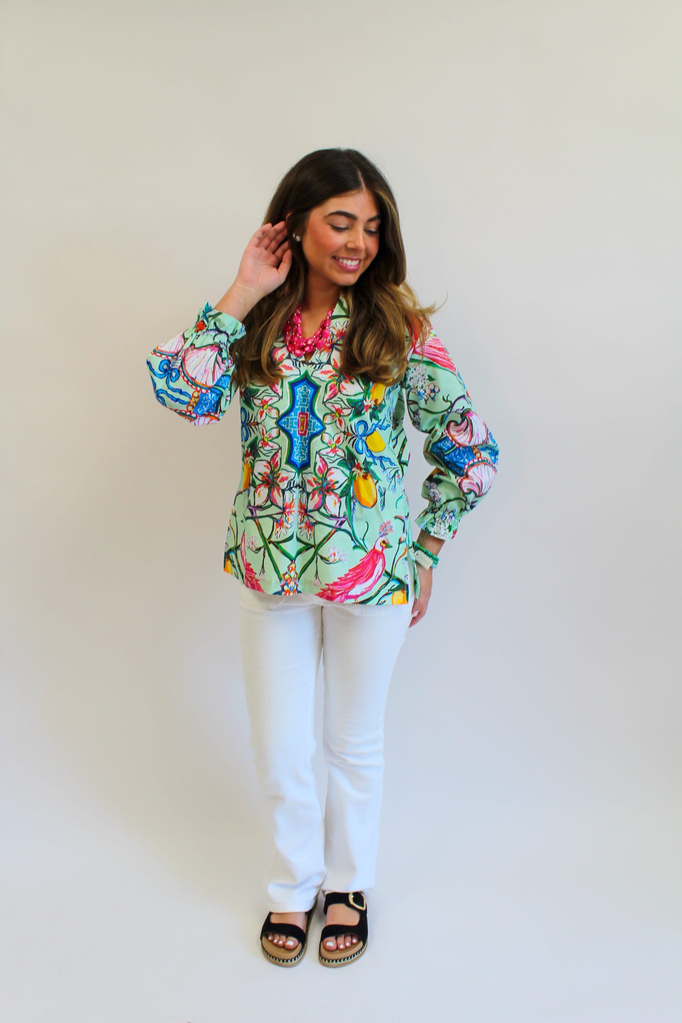 Mint Chinois Harper Top