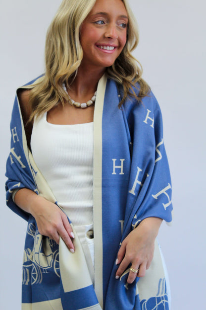 Scarf - Cotton Navy