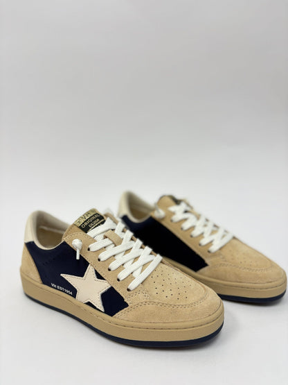 Denisse 57 Navy/Beige