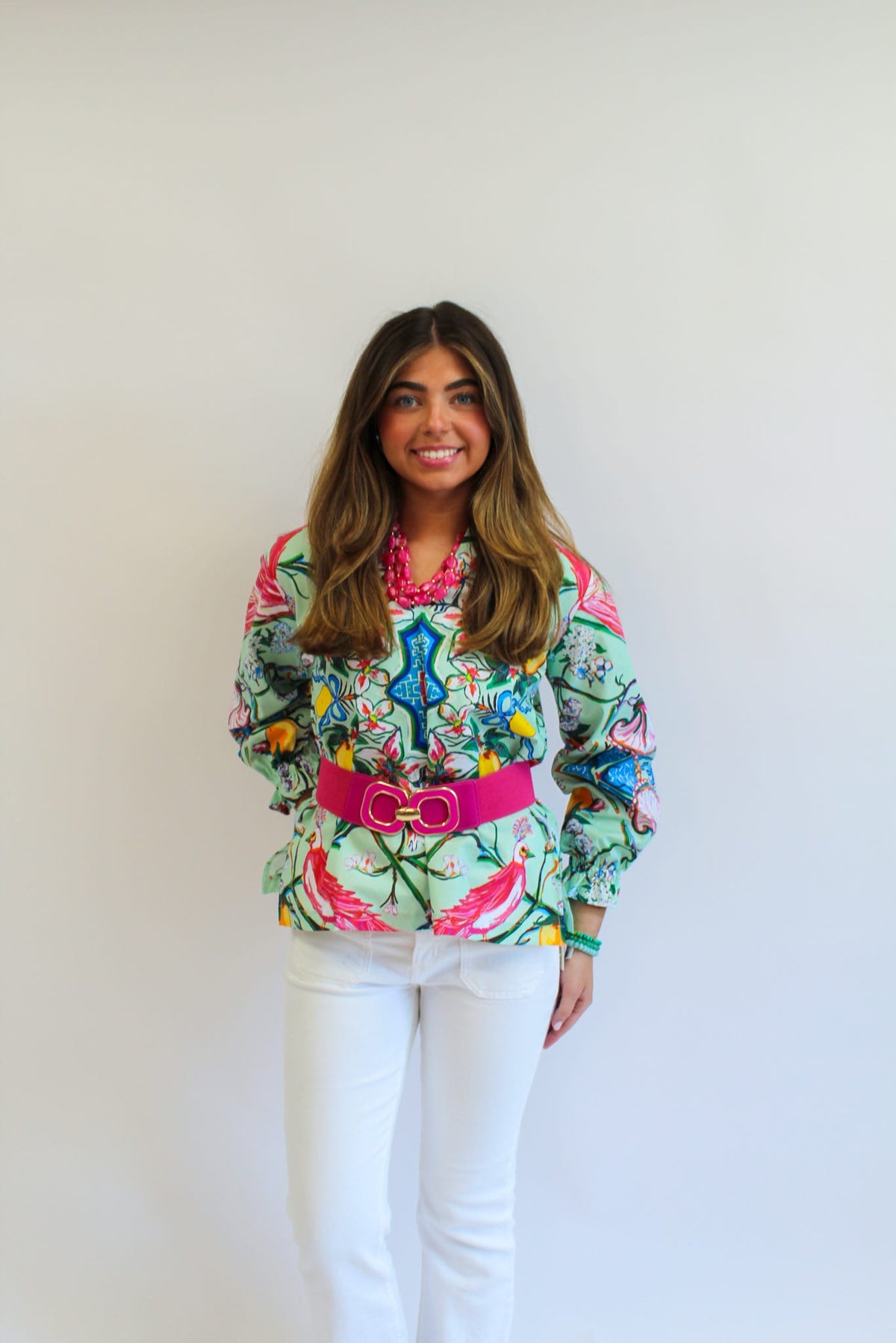 Mint Chinois Harper Top