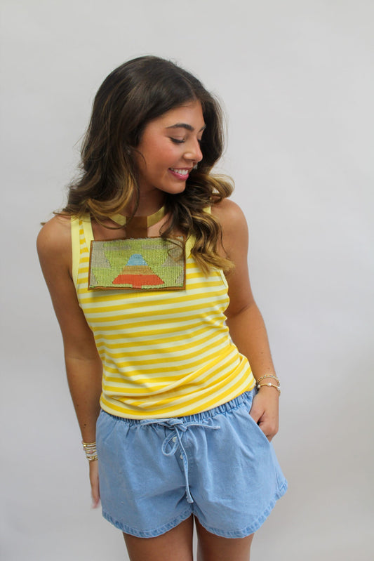 Sun Kissed Stripe Tank Top