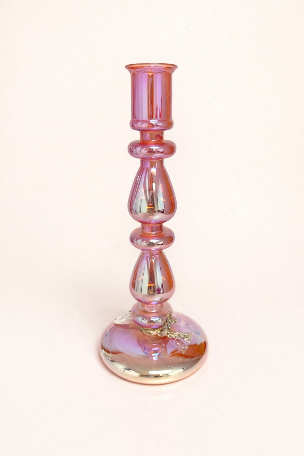 Opalescence Essence Taper Candle Holder, Glass, 8.5'' & 11''