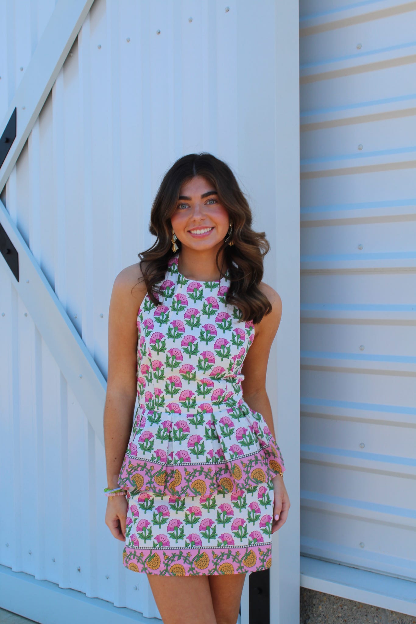 Pink Marigold Garden Set
