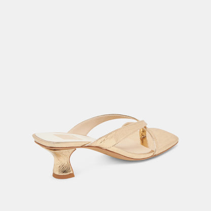 Brevel Gold Distressed Leather