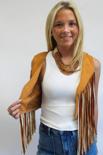 Cafe Fringe Vest