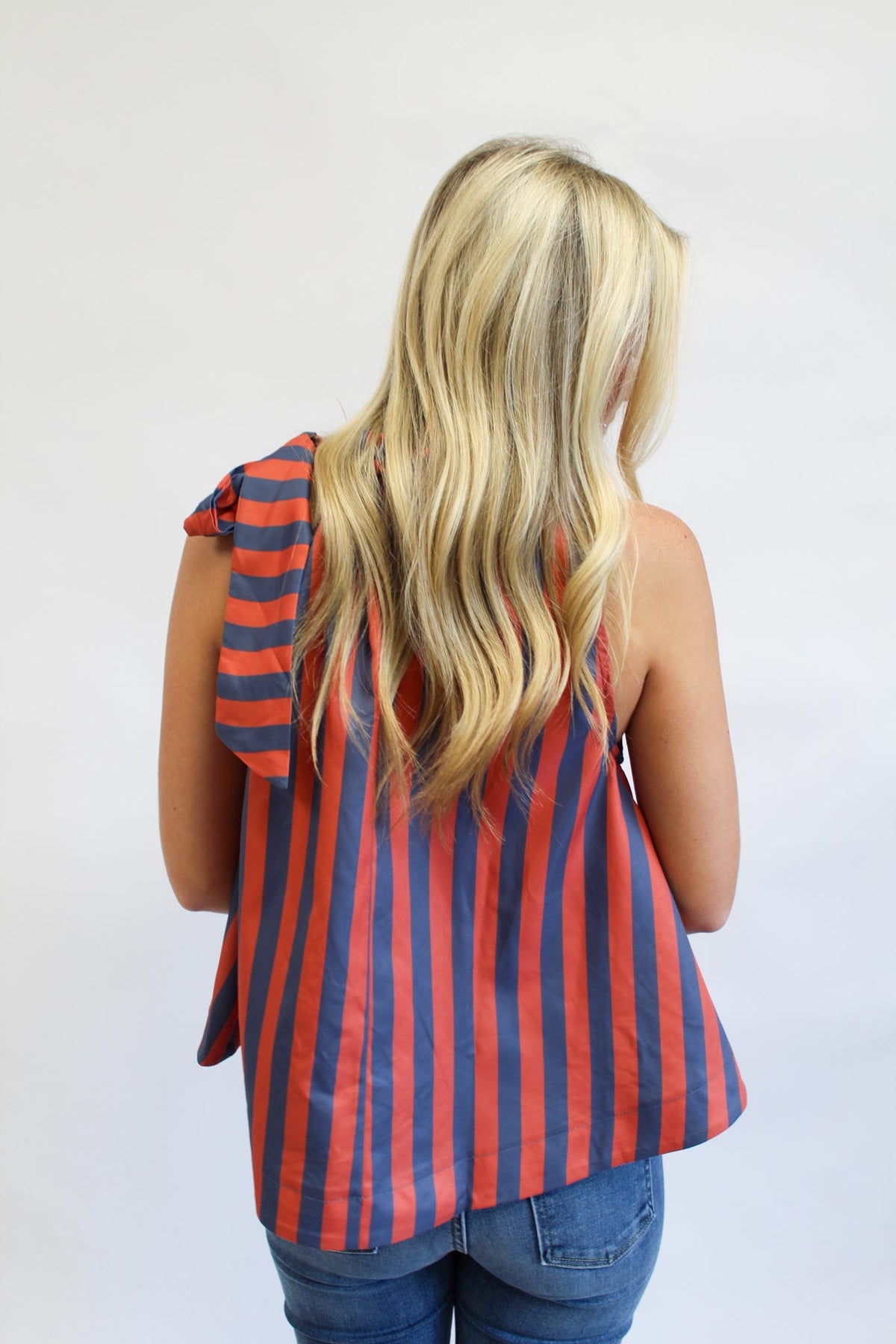 Remi Ruffle Neck Sleeveless Top