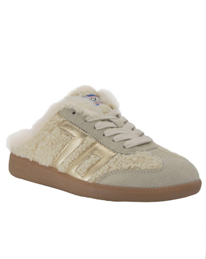 Easter FL in Butter Gold Back 70 Backless Sneakers