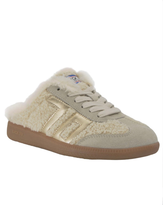 Easter FL in Butter Gold Back 70 Backless Sneakers
