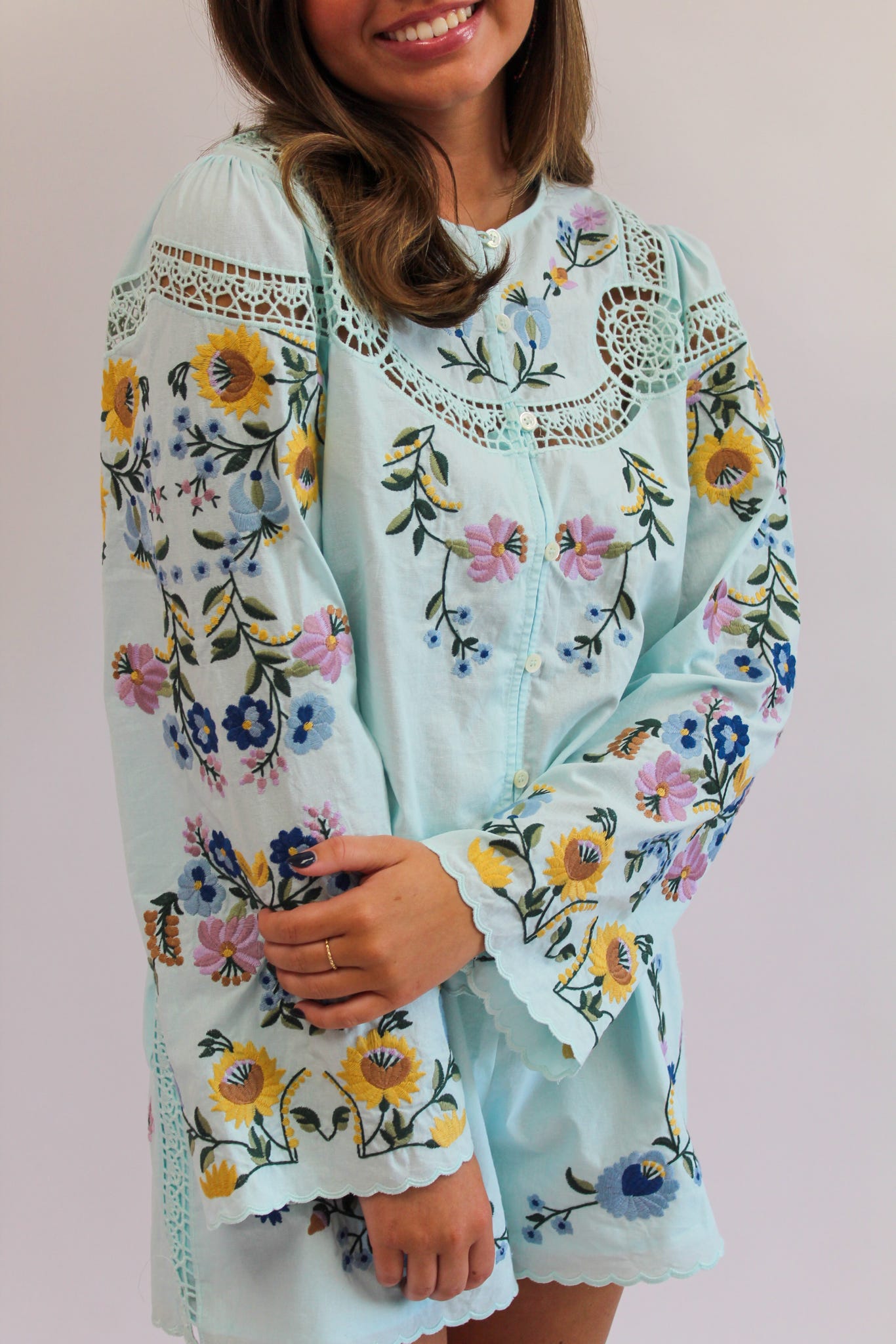 Maggie Reid Button Down Top