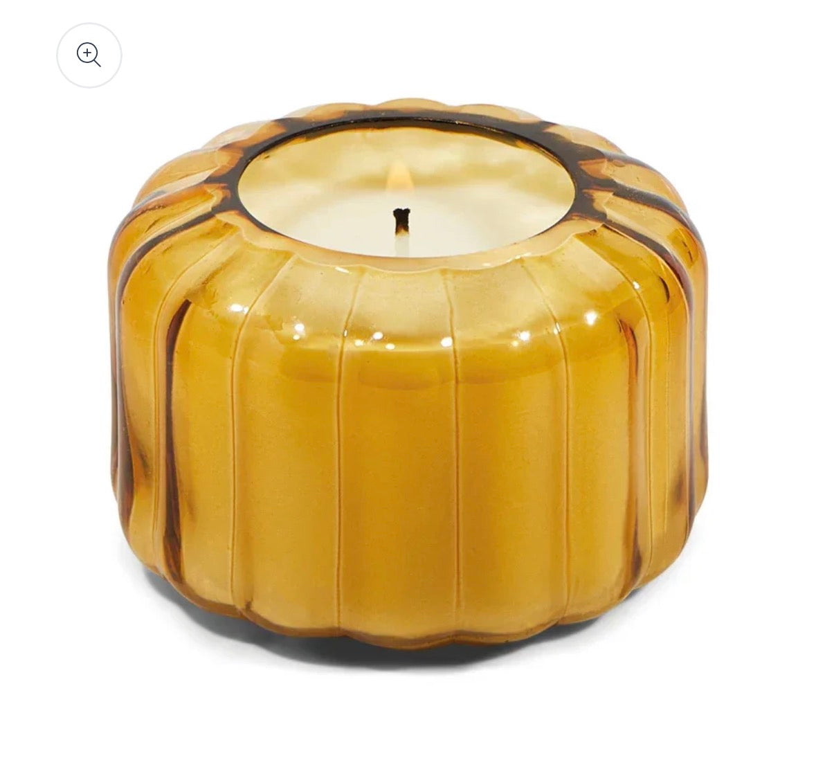 Ripple 4.5 oz. Ribbed Glass Candle