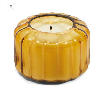 Ripple 4.5 oz. Ribbed Glass Candle