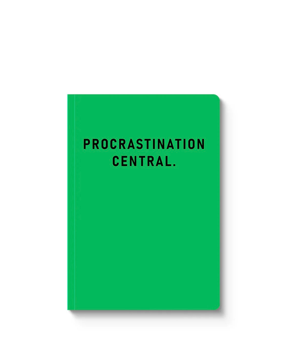 Procrastination Paperback Notebook